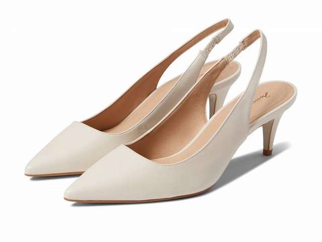 Massimo Matteo マッシオマッテオ レディース 女性用 シューズ 靴 ヒール Colette Slingback Mascarpone Leather【送料無料】