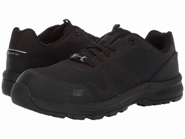 Caterpillar キャタピラー メンズ 男性用 シューズ 靴 スニーカー 運動靴 Passage Composite Toe Black【送料無料】