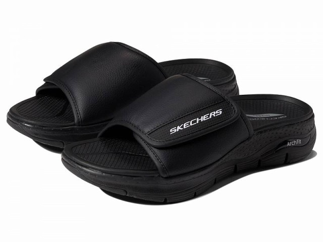 SKECHERS スケッチャーズ メンズ 男性用 シューズ 靴 サンダル Arch Fit Sandal Black【送料無料】