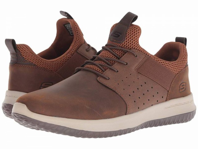 SKECHERS スケッチャーズ メンズ 男性用 シューズ 靴 スニーカー 運動靴 Delson Axton Dark Brown【送料無料】