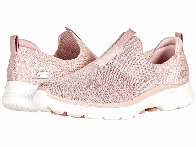 SKECHERS Performance スケッチャーズ レディース 女性用 シューズ 靴 スニーカー 運動靴 Go Walk 6 Glimmering Light Pink【送料無料】