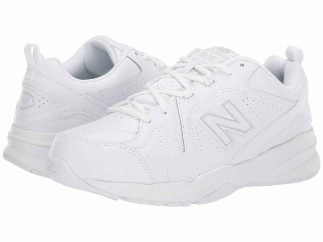 New Balance ニューバランス メンズ 男性用 シューズ 靴 スニーカー 運動靴 608v5 White/White【送料無料】