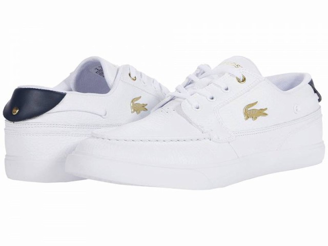 Lacoste ラコステ メンズ 男性用 シューズ 靴 スニーカー 運動靴 Bayliss Deck 0721 1 White/White【送料無料】