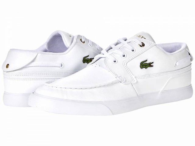 Lacoste ラコステ メンズ 男性用 シューズ 靴 スニーカー 運動靴 Bayliss Deck 0121 1 CMA White/White【送料無料】