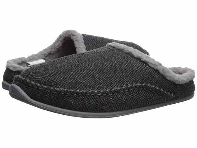 Deer Stags デアスタッグズ メンズ 男性用 シューズ 靴 スリッパ Nordic Slipper Black Tweed【送料無料