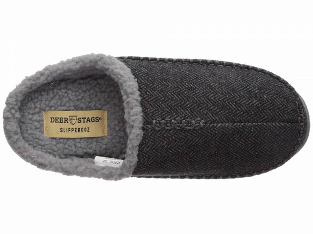 Deer Stags デアスタッグズ メンズ 男性用 シューズ 靴 スリッパ Nordic Slipper Black Tweed【送料無料