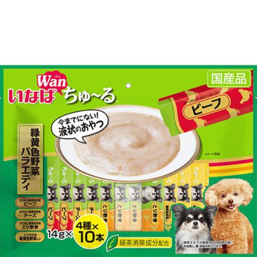 いなば ちゅ る 犬用 緑黄色野菜バラエティ 14g 40本 ちゅーる の通販はau Pay マーケット わんにゃんstyle Au Pay マーケット店 商品ロットナンバー