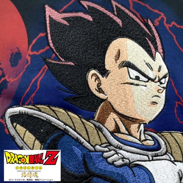 ポイント10倍 からくり魂 絡繰魂 ドラゴンボールz コラボ ジップアップパーカー ベジータ メンズ 刺繍 裏毛 ブルゾン Mens ブラック黒 超人気 Olsonesq Com