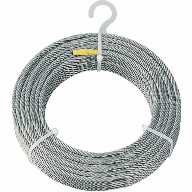TRUSCO(トラスコ) ステンレスワイヤロープ Φ8.0mm×30m CWS-8S30の通販 ...