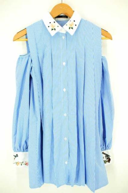 ワンスポ One Spo シャツワンピース サイズjpn M レディース 中古 ブランド古着バズストア の通販はau Wowma ワウマ ブランド古着のbazzstore バズストア 商品ロットナンバー