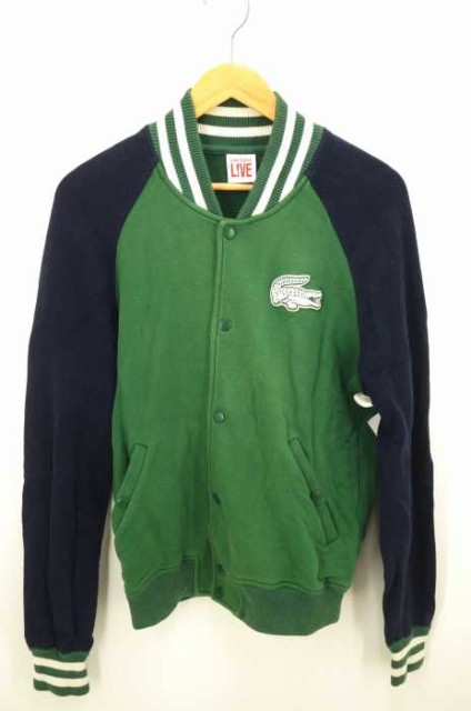 ラコステライブ Lacoste Live スタジャン サイズ4 メンズ 中古