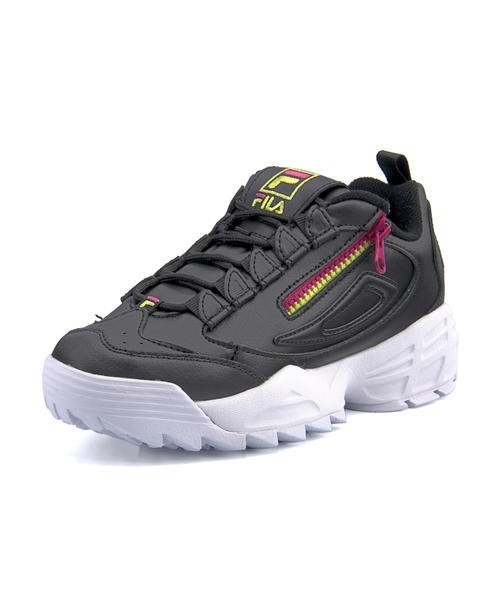 再入荷1番人気 Fila フィラ Disruptor 3 Zip レディーススニーカー Dad ディスラプター3ジップ F0357 0049 ブラック 取寄品 Diquinsa Com Mx