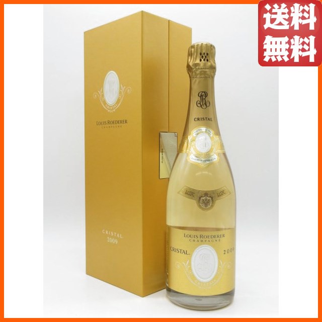 【ギフト】 ルイ ロデレール クリスタル ブリュット 2009 箱付き 並行品 750ml