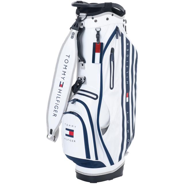 正規取扱店 トミー ヒルフィガー ゴルフ Tommy Hilfiger Golf ストライプデザインスタンドキャディバッグ クリアランスバーゲン Www Travelstore Tn