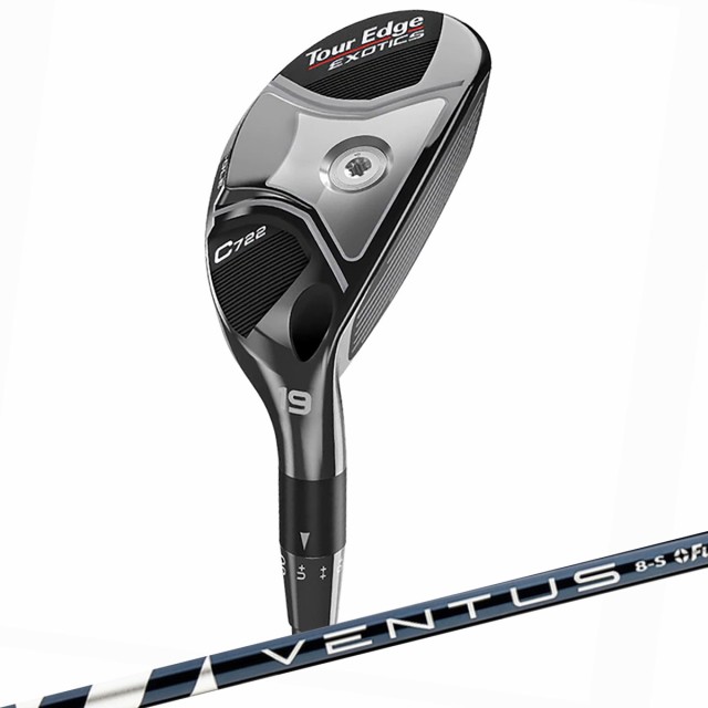 ツアーエッジ　Tour Edge　EXOTICS C722 ハイブリッド ユーティリティ VENTUS BLUE 6／7／8　シャフト：VENTUS BLUE 8