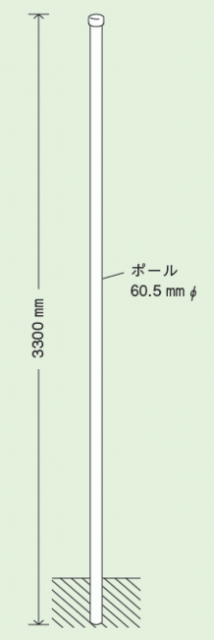 激安単価で 埋込用ポール ポールのみ 60 5f 3300 安全用品 標識 路面標識 道路標識 超目玉 期間限定 Lovemesomegadgets Com