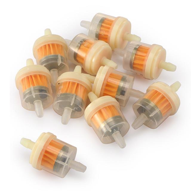 安いそれに目立つ 10pcs 100pcs 6ミリメートル直径クリアインラインガスマグネット燃料フィルターバイクスクーター用 最安値 Centrodeladultomayor Com Uy