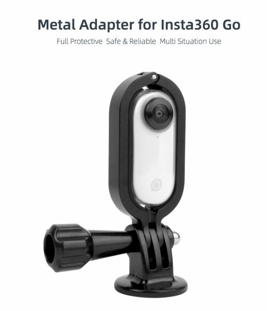 Insta 360 Goメタルアダプターカメラ保護フレーム1 4ネジマウントブラケットカメラ拡張アクセサリー用