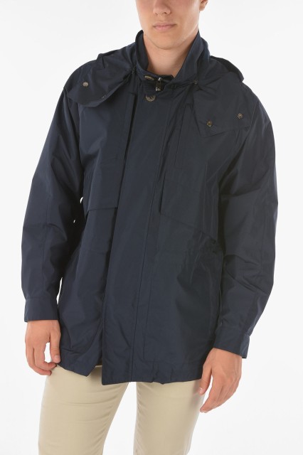 CORNELIANI コルネリアーニ Blue コート 8525V2-0120190-001 メンズ ID MULTIPOCKET GIADA DINTEX PARKA WITH WAIST DRAWSTRING AND 【関