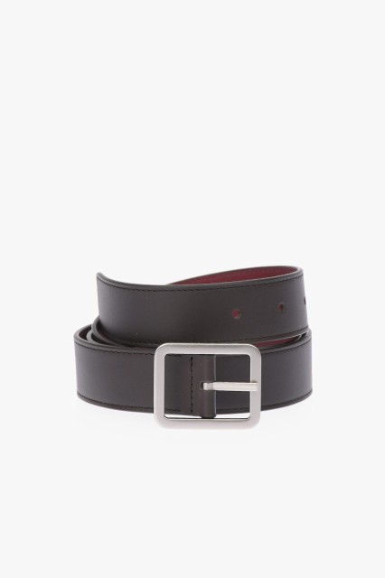 BOTTEGA VENETA ボッテガ ヴェネタ Marrone, Burgundy ベルト 609190V4640 2200 メンズ REVERSIBLE LEATHER BELT 【関税・送料無料】【ラ