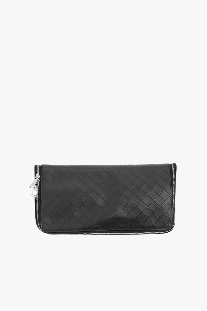 BOTTEGA VENETA ボッテガ ヴェネタ Black 財布 619397VCRE0 1229 メンズ LEATHER INTARSIO TOILETRY CASE 【関税・送料無料】【ラッピン