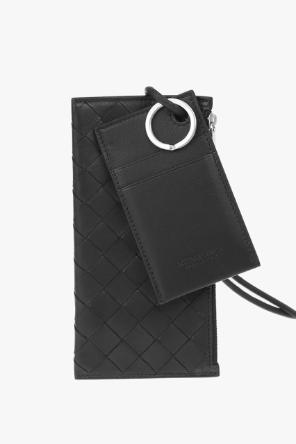 BOTTEGA VENETA ボッテガ ヴェネタ Black 財布 619196VCRL1 8803 メンズ ADJUSTABLE LANYARD MULTIFUNCTIONAL CARD HOLDER 【関税・送料