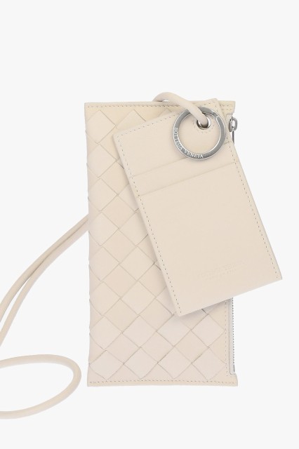 BOTTEGA VENETA ボッテガ ヴェネタ White 財布 619196VCRL1 9674 メンズ ADJUSTABLE LANYARD MULTIFUNCTIONAL CARD HOLDER 【関税・送料