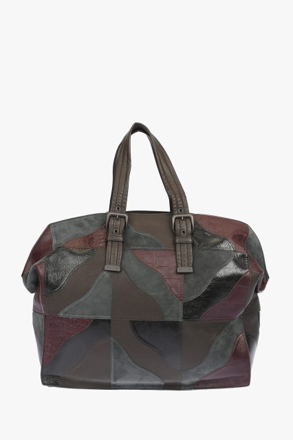 BOTTEGA VENETA ボッテガ ヴェネタ Multicolor バッグ 452807VE2Q0 1053 メンズ LEATHER PATCHWORK TOTE BAG 【関税・送料無料】【ラッピ