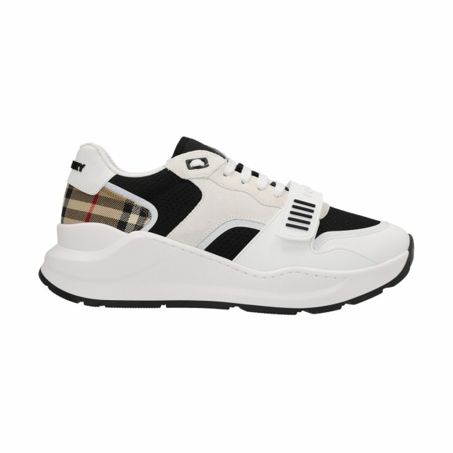 BURBERRY バーバリー White/Black Ramsey’ sneakers スニーカー メンズ 春夏2022 8051839BLACKWHITE 【関税・送料無料】【ラッピング無