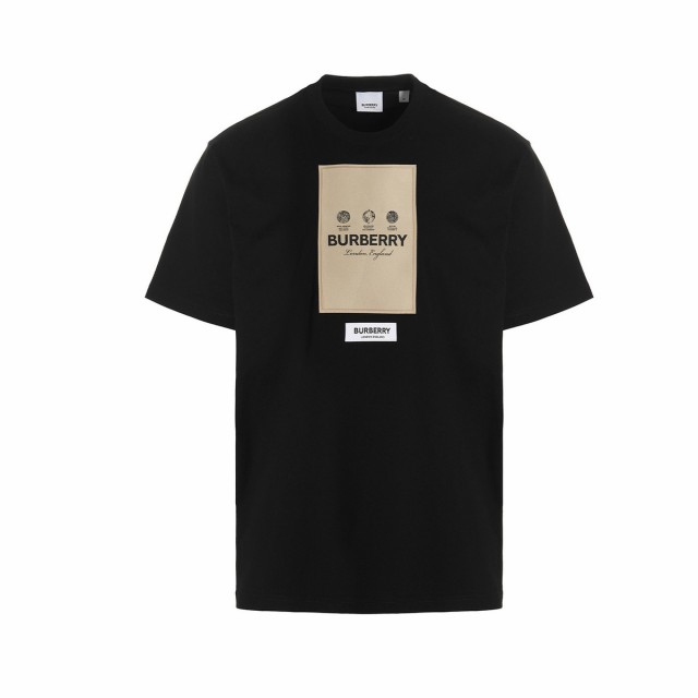 BURBERRY バーバリー Black Sergio’ T-shirt Tシャツ メンズ 秋冬2022 8057099BLACK 【関税・送料無料】【ラッピング無料】 ju