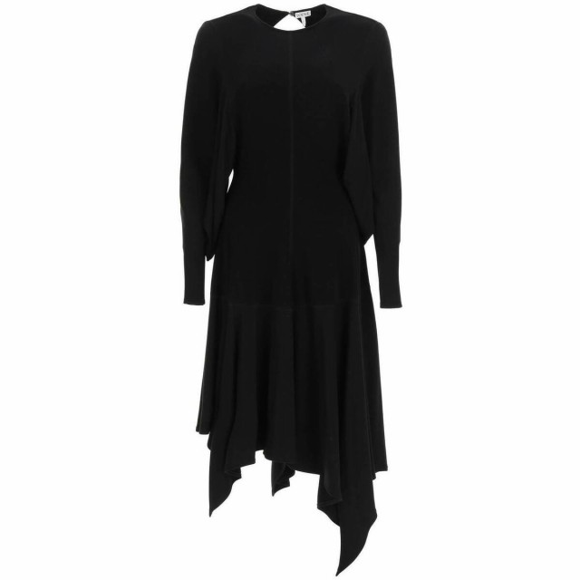 LOEWE ロエベ Nero Loewe asymmetric midi dress ドレス レディース 秋冬2021 S540Y09XAK 【関税・送料無料】【ラッピング無料】 ik