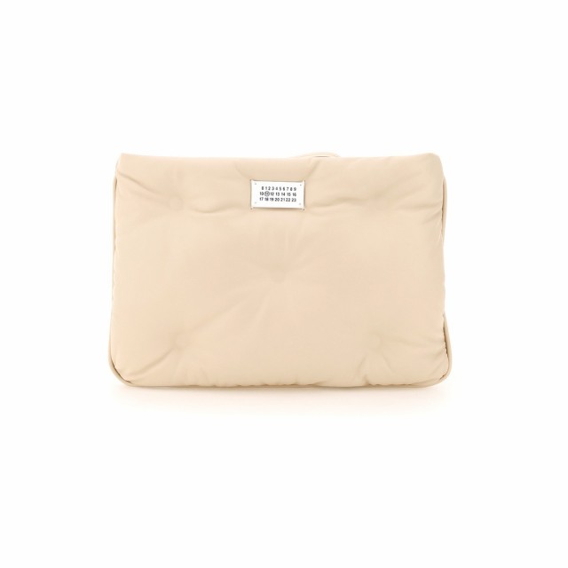 MAISON MARGIELA メゾン マルジェラ Beige Maison margiela glam slam leather clutch クラッチバッグ レディース 春夏2022 S56WF0095 P4