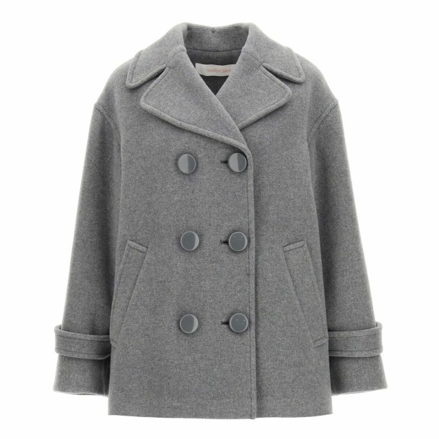 SEE BY CHLOE シーバイクロエ Grigio See by chloe double-breasted wool peacoat コート レディース 秋冬2021 CHS21AMA04001 【関税・送