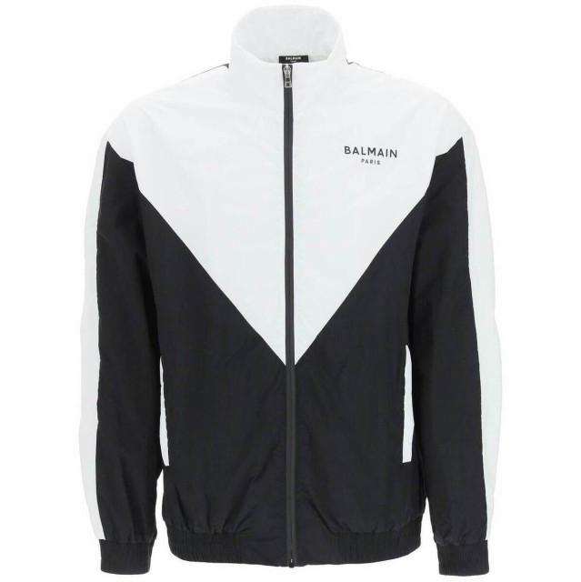 BALMAIN バルマン Colori misti Balmain two-tone nylon jacket with logo トレーナー メンズ 春夏2022 XH0TG059XB06 【関税・送料無料】