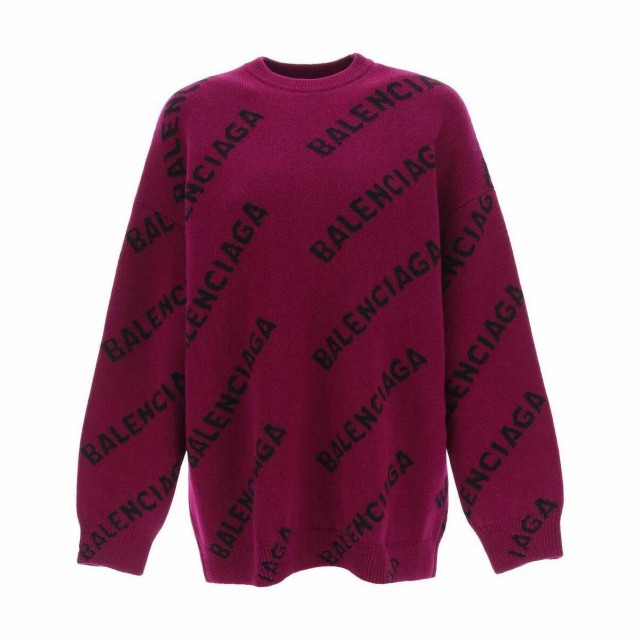 BALENCIAGA バレンシアガ Colori misti Balenciaga logo intarsia sweater トレーナー レディース 秋冬2022 657520 T1567 【関税・送料無