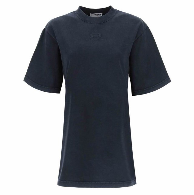 BALENCIAGA バレンシアガ Nero Balenciaga unity large fit t-shirt トップス レディース 秋冬2022 681045 TLVF9 【関税・送料無料】【ラ