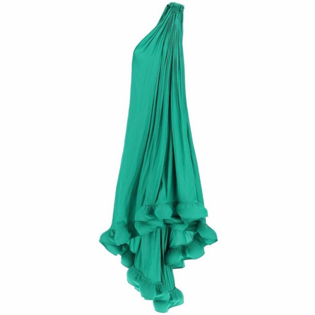 LANVIN ランバン Verde Lanvin one-shoulder long ruffled dress ドレス レディース 春夏2022 RWDR00474778E22 【関税・送料無料】【ラッ