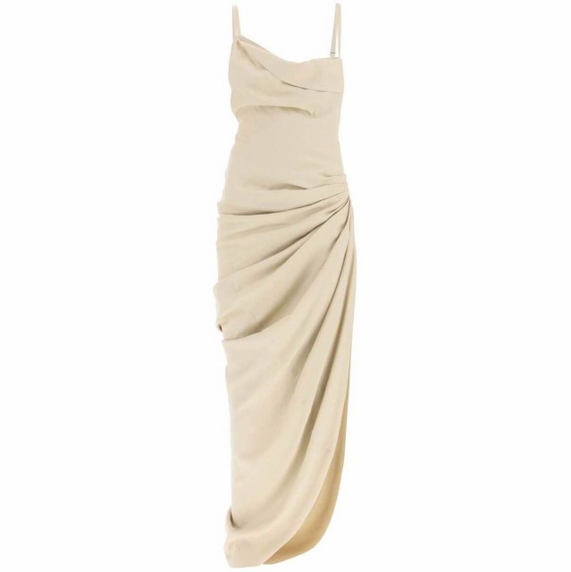 JACQUEMUS ジャックムス Beige Jacquemus la robe saudade long dress ドレス レディース 春夏2022 211DR001 1011 【関税・送料無料】【