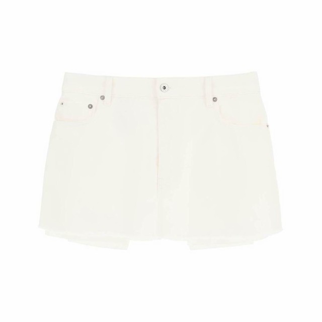 MIU MIU ミュウ ミュウ Bianco Miu miu denim mini skirt スカート レディース 秋冬2022 GWD278 4YE 【関税・送料無料】【ラッピング無料