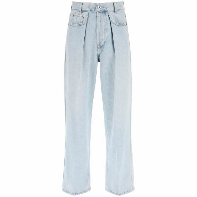 MIU MIU ミュウ ミュウ Celeste Miu miu boyfriend jeans with pleats デニム レディース 秋冬2022 GWP438 11D8 【関税・送料無料】【ラ