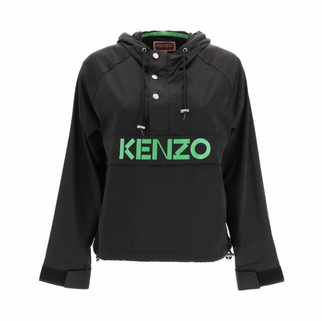 KENZO ケンゾー Nero Kenzo logo print anorak ジャケット レディース 秋冬2022 FC62BL1579NB 【関税・送料無料】【ラッピング無料】 ik