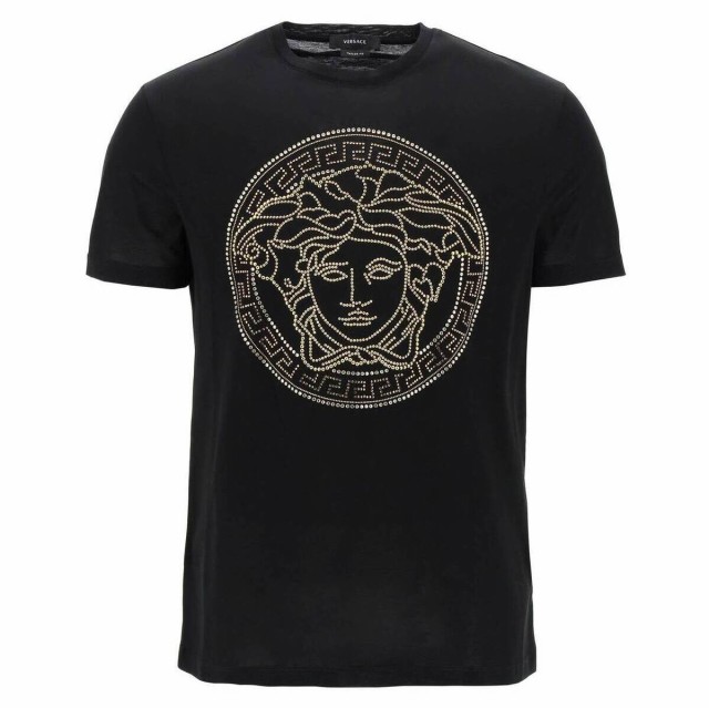 VERSACE ヴェルサーチ Nero Versace medusa taylor fit t-shirt Tシャツ メンズ 秋冬2022 A77987 A201952 【関税・送料無料】【ラッピン