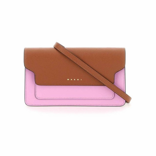 MARNI マルニ Colori misti Marni clutch with shoulder strap クラッチバッグ レディース 秋冬2022 TEMO0015U2LV520 【関税・送料無料】