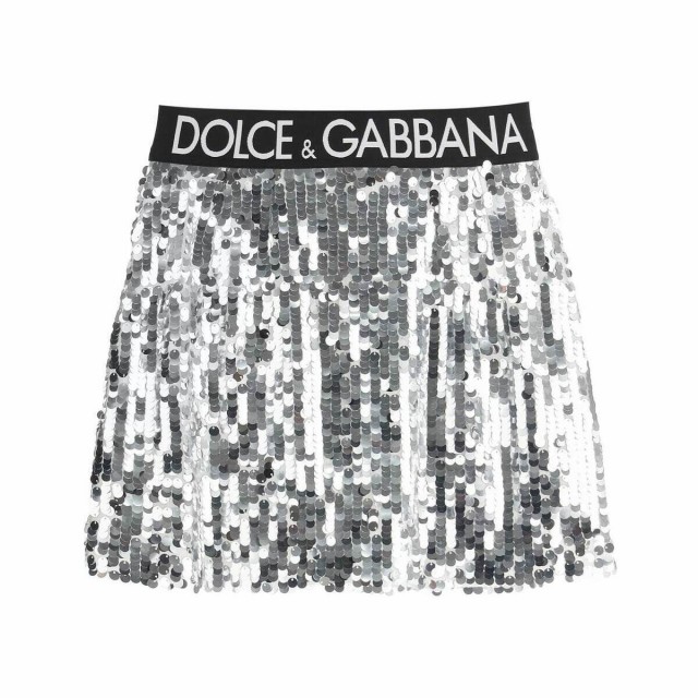 DOLCE＆GABBANA ドルチェ＆ガッバーナ Colori misti Dolce ＆ gabbana sequined cropped top with branded elastic トップス レディース