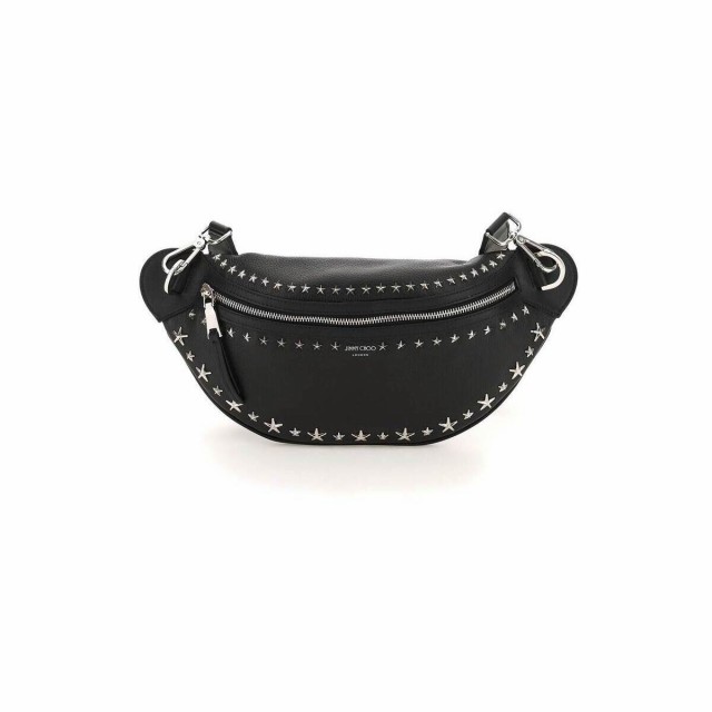 JIMMY CHOO ジミーチュウ Nero Jimmy choo leather beltpack with star studs バッグ メンズ 秋冬2022 YORK UUF 【関税・送料無料】【ラ