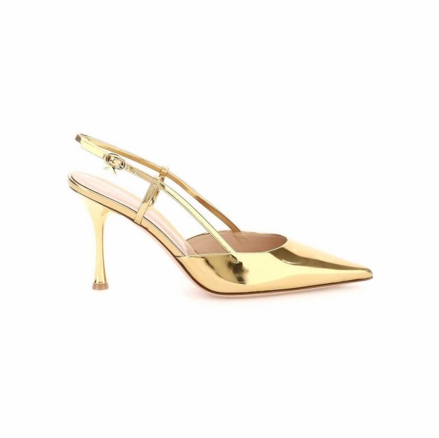 GIANVITO ROSSI ジャンヴィトロッシ Oro Gianvito rossi laminated leather slingback pumps パンプス レディース 秋冬2022 G95335 85LAC