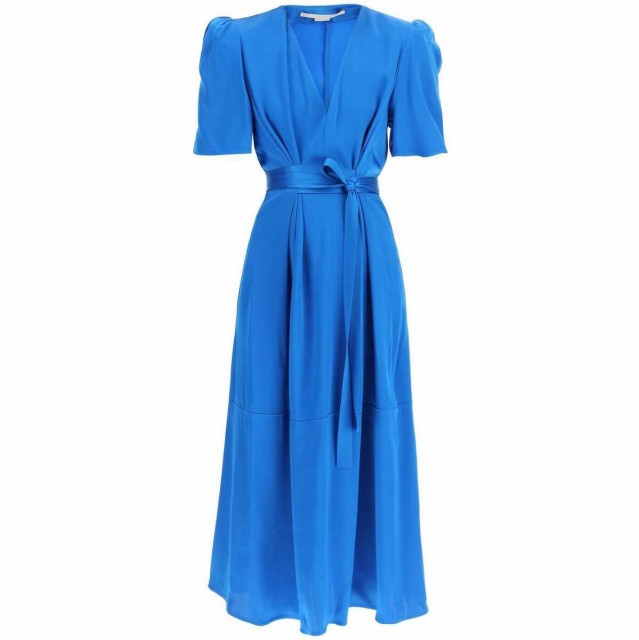 STELLA MCCARTNEY ステラ マッカートニー Blu Stella mccartney sustainable viscose dress ドレス レディース 秋冬2022 6A0036 3AU309