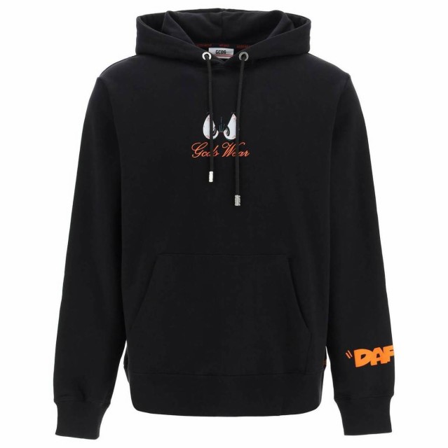 GCDS ジーシーディーエス Nero Gcds looney tunes daffy duck hoodie トレーナー メンズ 秋冬2022 LT22M100628 【関税・送料無料】【ラッ