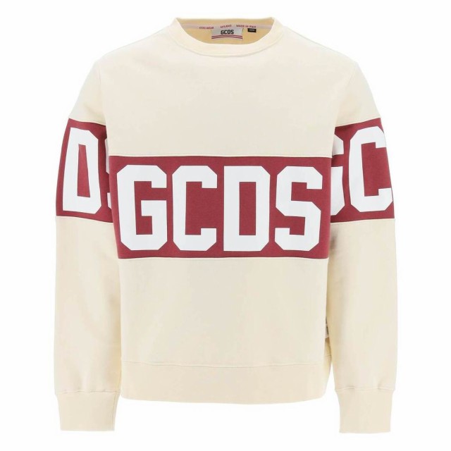 GCDS ジーシーディーエス Colori misti Gcds logo band sweatshirt トレーナー メンズ 秋冬2022 CC94M110012 【関税・送料無料】【ラッピ