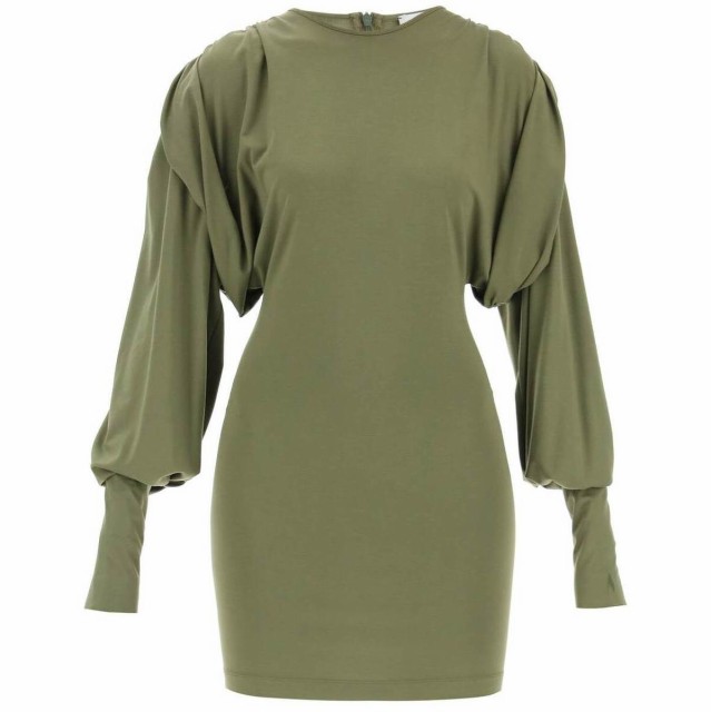 ATTICO アティコ Khaki The attico quinn mini dress ドレス レディース 秋冬2022 227WCA118RY01 【関税・送料無料】【ラッピング無料】